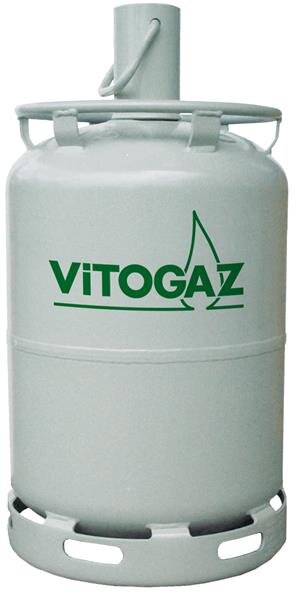 10.5 kg Propan in Flaschen Grau