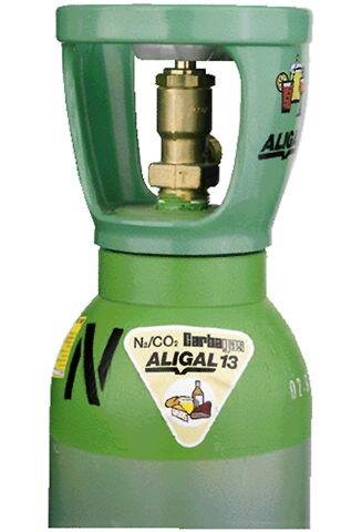 Aligal 13 ¦ 10kg
Aligal 13 (70 % 13.4l / 2.0m3 / 10kg
UN 1956, verdichtetes Gas, n.a.g. (enthält, N2 / Co2), 2.2, (E)