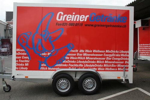 Greiner Getränke Kühlwagen 03 (BE 595 266) 
3.5 Tonnen grosser Kühlwagen