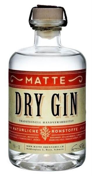 Berner Matte Dry Gin 