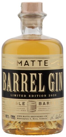 Berner Matte Barrel Gin