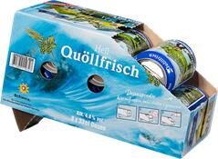 Locher Quöllfrisch Hell Dose in Dosenspender 8 x 33cl