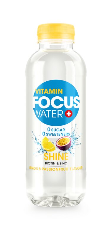 Focuswater Shine Zitrone & Passionsfrucht
