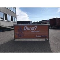 Barelement mit Aufsatz
Abm. ca. 2.000 x 700 x 900 mm (B x T x H)
Festmaterial kann nur mit gültiger Reservation bezogen werden.